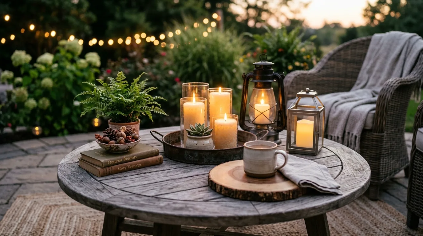 Use an outdoor rug to define the patio like a room inspiration for a backyard patio.